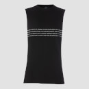 MP Men's Rest Day Slogan Drop Armhole Tank - Black - S