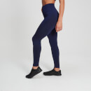 MP Women's Raw Training Ribbed Seamless Leggings - Midnight - XS