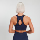 MP Women's Raw Training Ribbed Seamless Sports Bra - Midnight - S