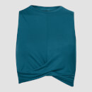 Myprotein Power Women's Twist Front Crop Top - Deep Lake