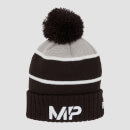 MP New Era Knitted Bobble Hat - Black/White MP New Era Knitted Bobble Hat - Black/White