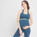 MP女士Power系列孕期/哺乳期运动内衣 - 灰蓝 - XXS