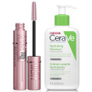 CeraVe Hydrating Hyaluronic Acid Cleanser 和 Maybelline Sky High Mascara Duo 适合干性皮肤