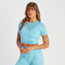 MP Women's Shape Seamless Short Sleeve Crop T-Shirt - Blue - XS