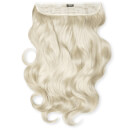 LullaBellz Thick 20 1-Piece Curly Clip in Hair Extensions - Bleach Blonde