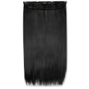 LullaBellz Thick 24 1-Piece Straight Clip in Hair Extensions - Natural Brown