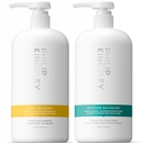 Philip Kingsley Body Building Shampoo 1000ml and Moisture Balancing Conditioner 1000ml Duo