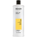 NIOXIN Scalp and Hair Thickening System 1 Shampoo for Natural Hair with Light Thinning 1L