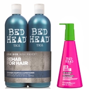 TIGI Bed Head 保湿洗发水、护发素和免洗护发素套装