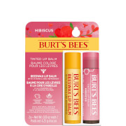 Burt's Bees Beeswax Lip Balm and Hibiscus Tinted Lip Balm Duo Gift Set