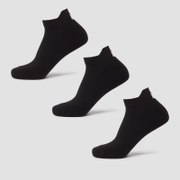 中性训练袜（3双）- 黑色