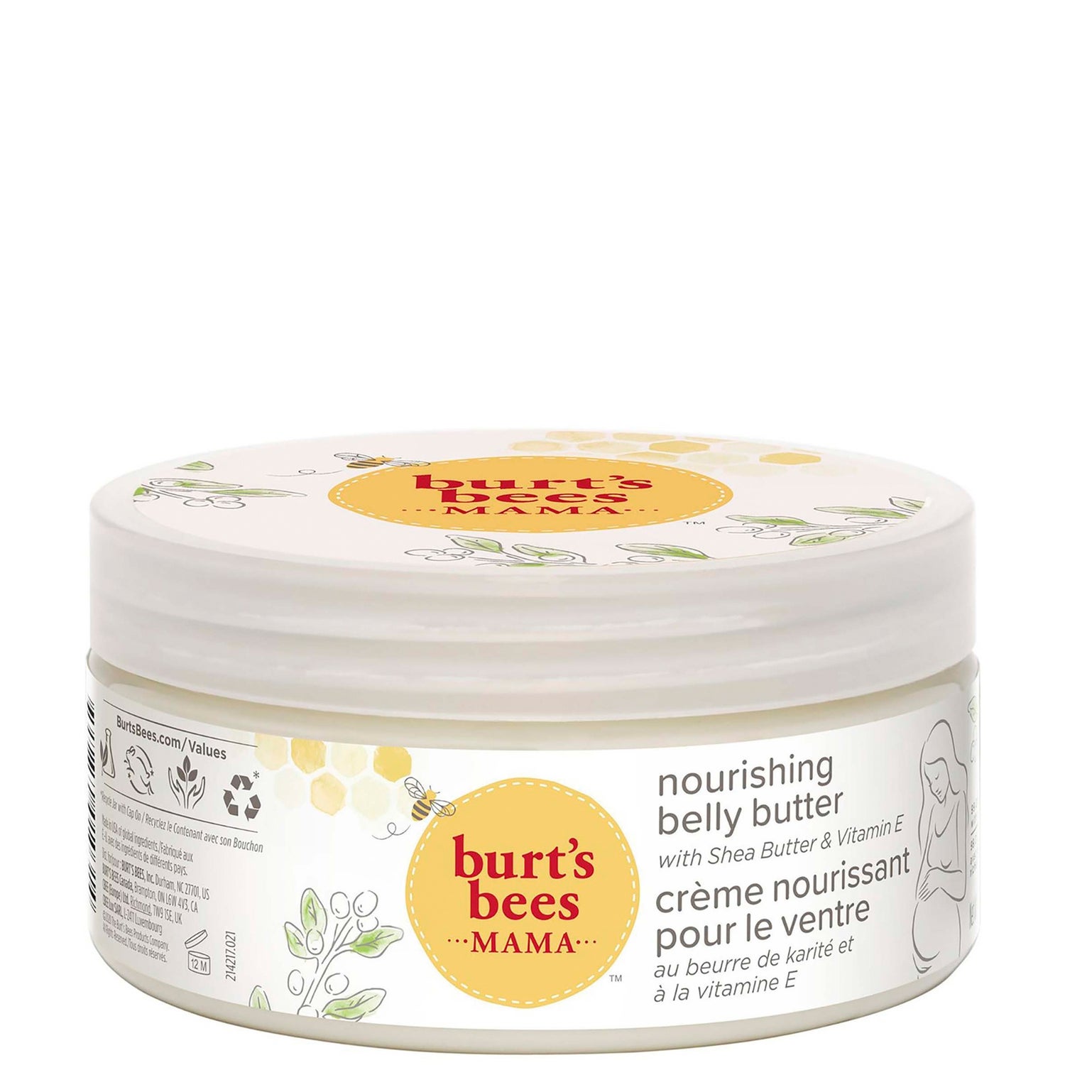 Burts Bees小蜜蜂怀孕妈妈紧致防妊娠纹膏187.1g