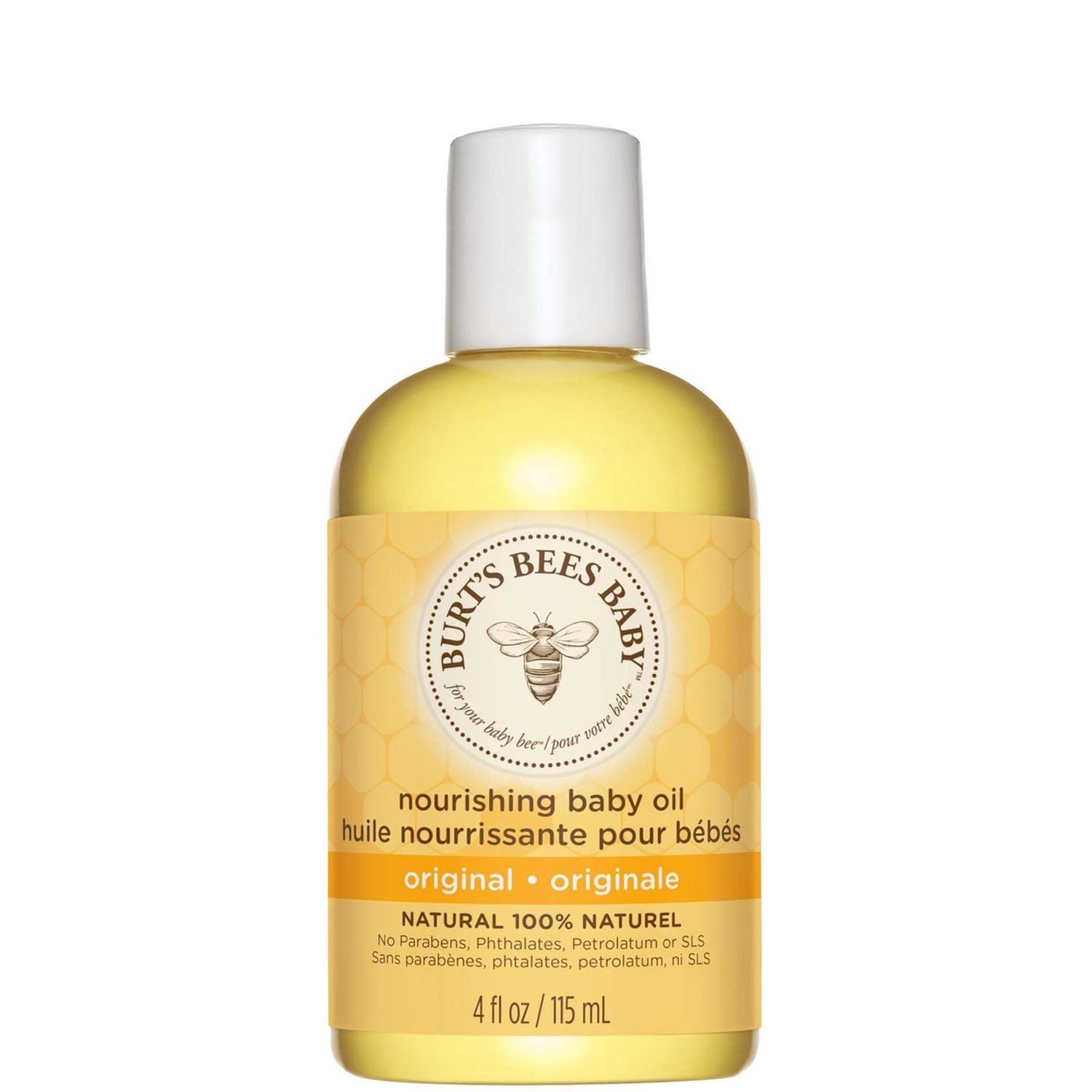 Burt's Bees 小蜜蜂小麦杏树婴儿油 (4 fl oz / 115ml)