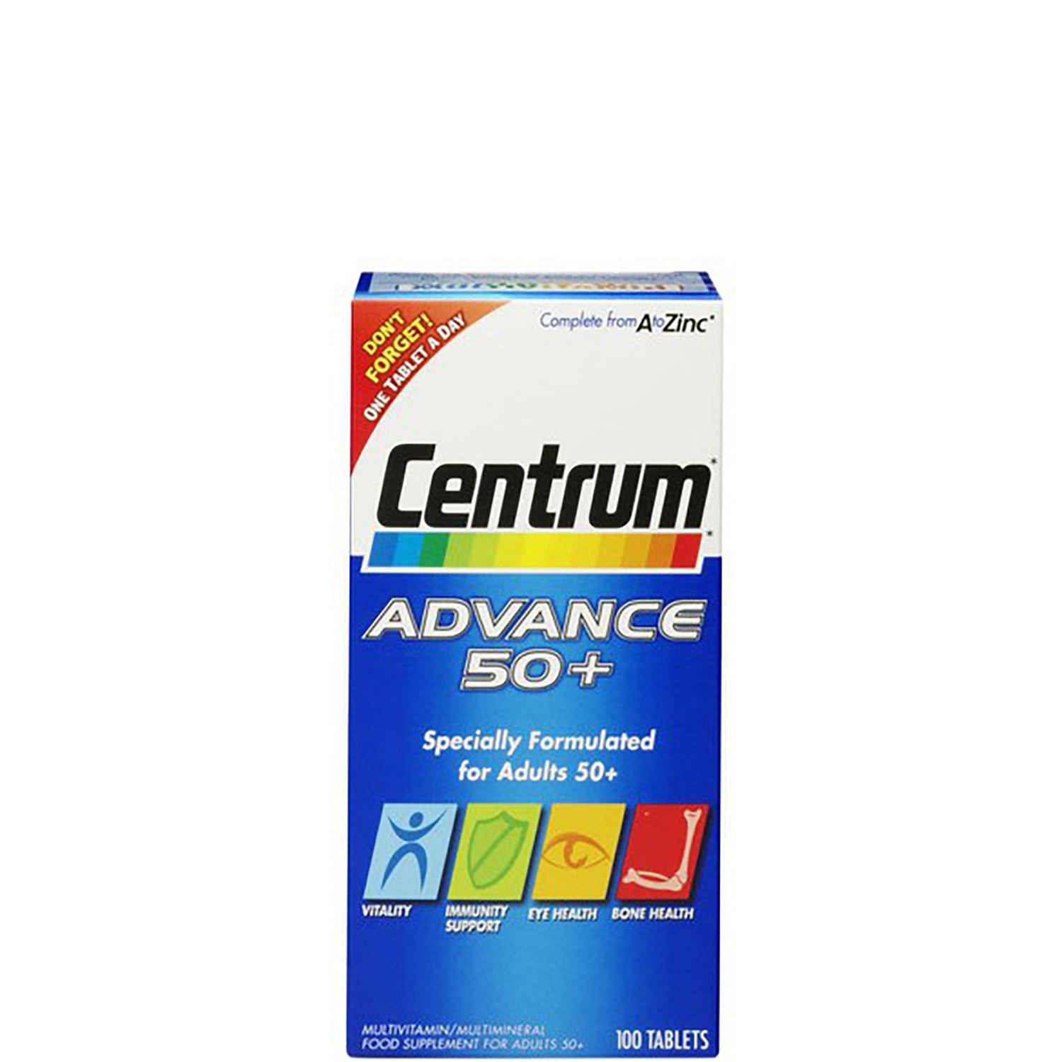 Centrum 善存老年人复合维生素片。