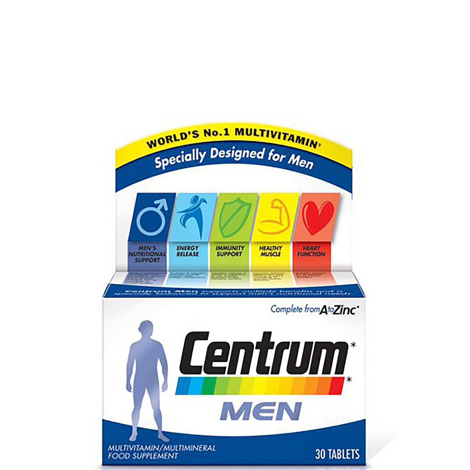 Centrum男性复合维生素片（30片）