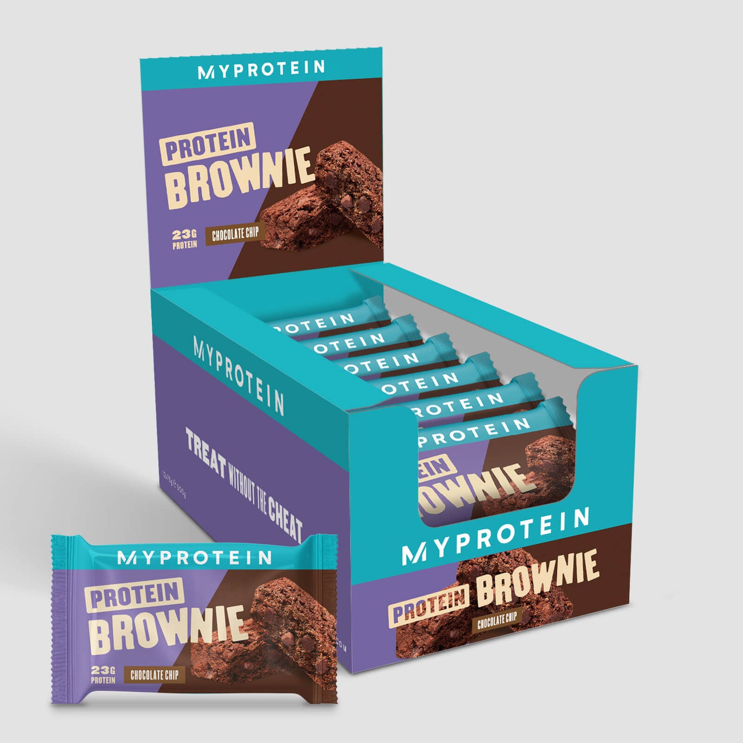 蛋白布朗尼 - 12 x 75g - 巧克力味