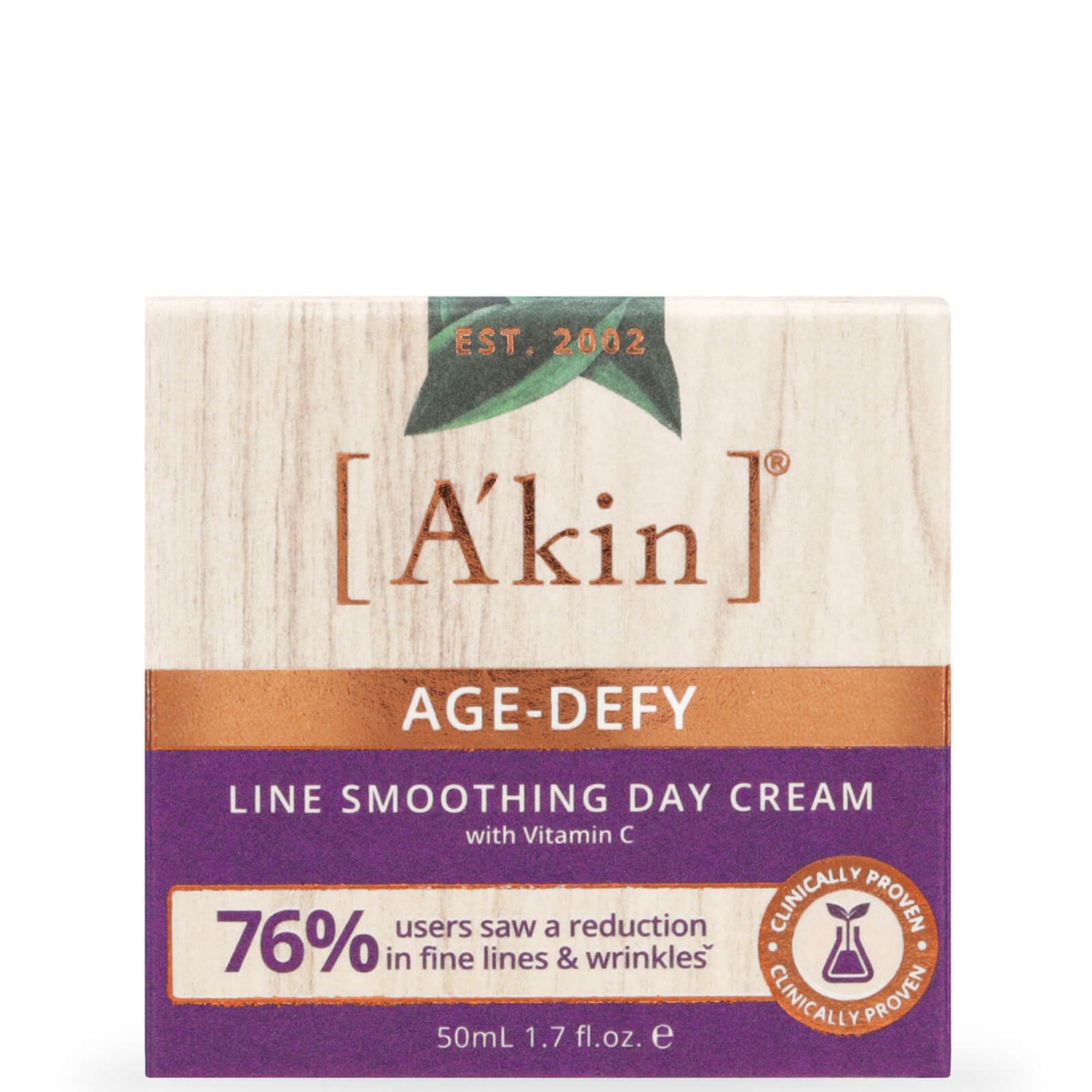 A'kin Age-Defy Line Smoothing Day Cream 50ml