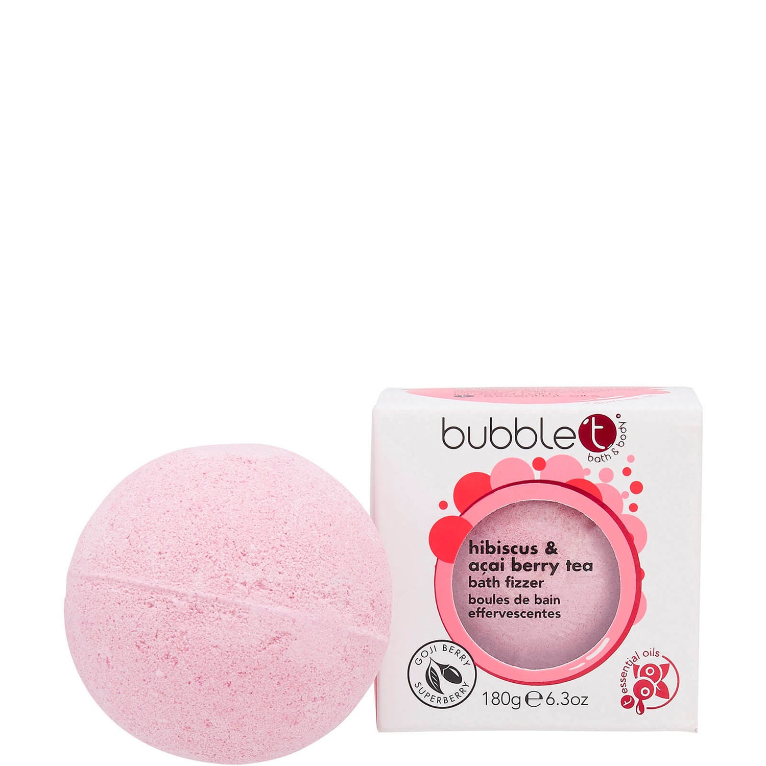 Bubble T 泡沫 T 泡泡浴盐——芙蓉&巴西莓茶 180g