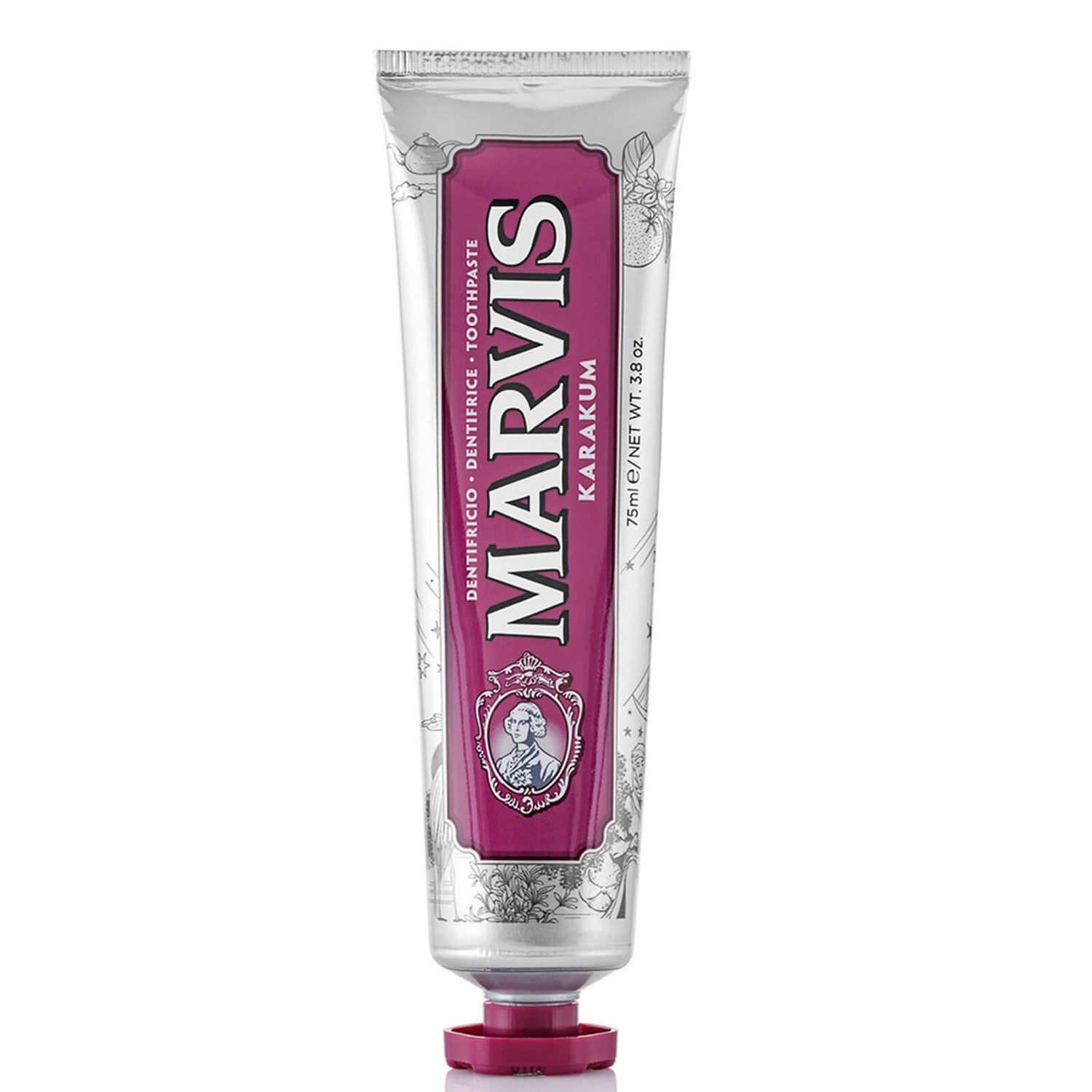 Marvis 环游世界系列 Karakum 紫红色款牙膏 75ml