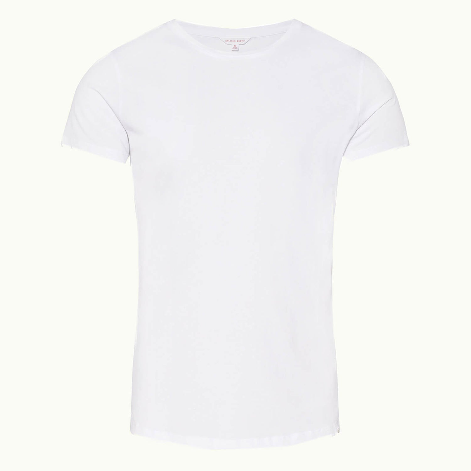 Ob-T 系列定制款修身圆领 T 恤-白色