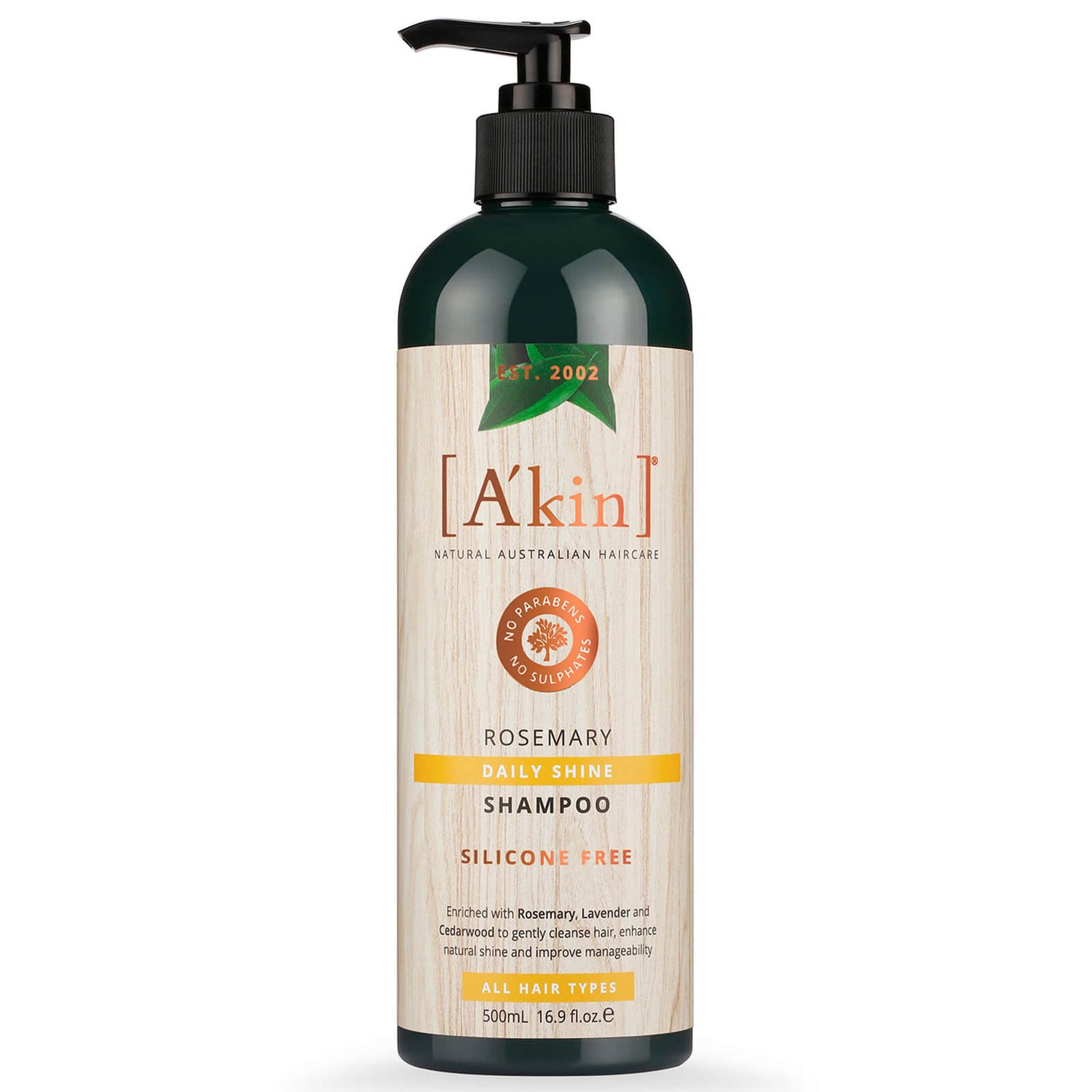 A'Kin Daily Shine Rosemary Shampoo 500ml
