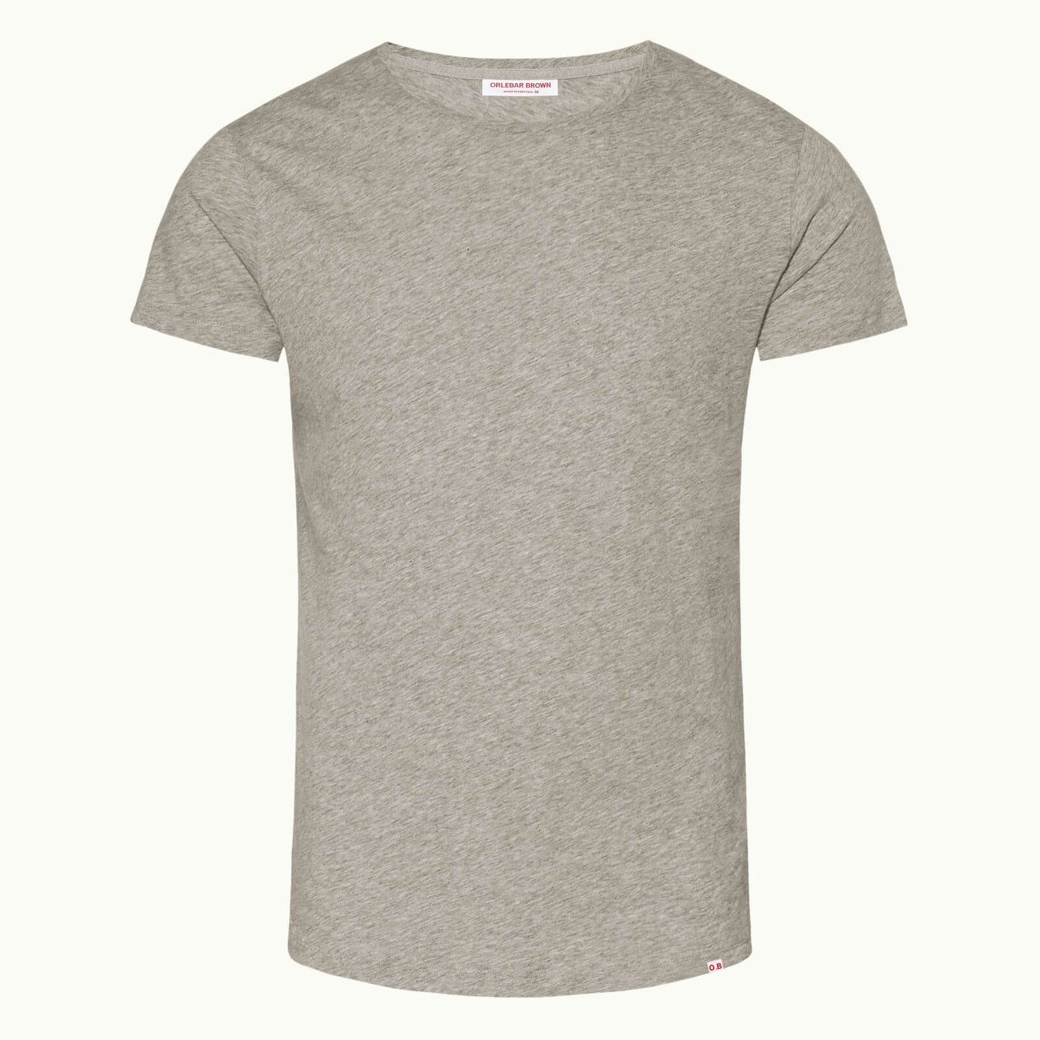 Ob-T 系列定制款圆领 T 恤-灰色