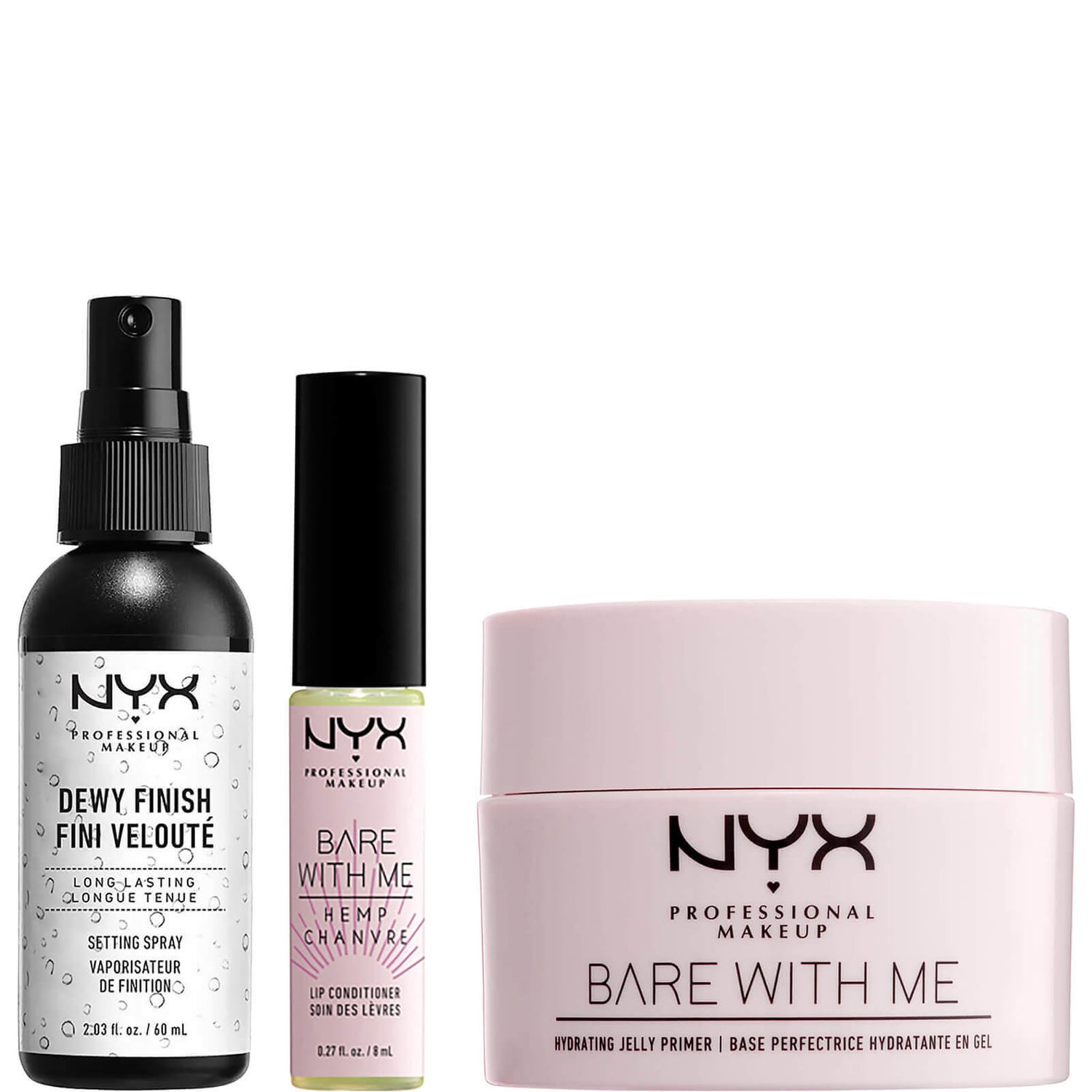 NYX 裸色系列纯植物水润美肌套装 | 专享版