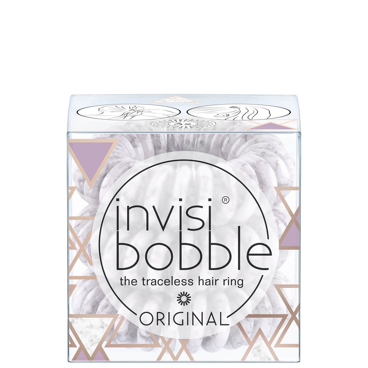 invisibobble Marblelous Original St Taupez Hair Ties (3 Pack)