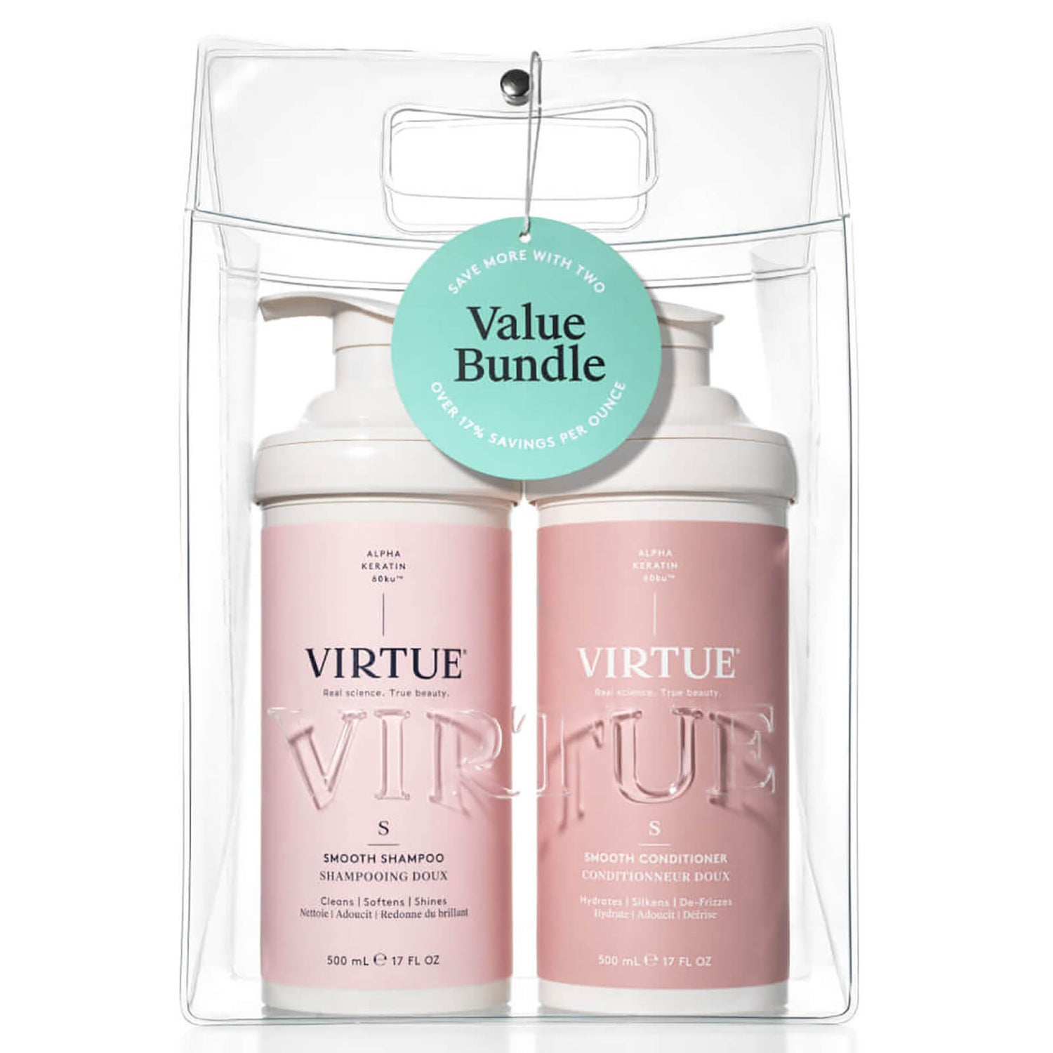 VIRTUE Smooth Professional Shampoo and Conditioner Duo