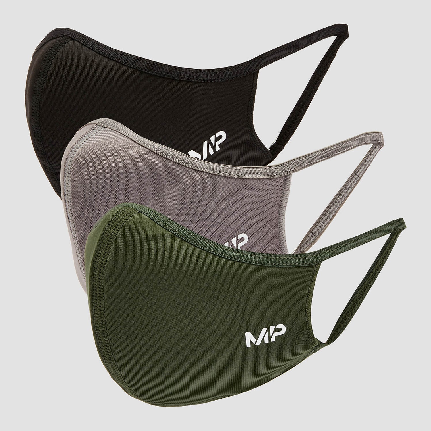 MP曲线面具（3个）--黑色/叶绿/碳色