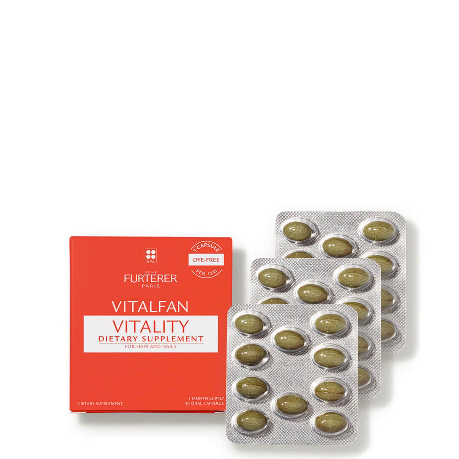René Furterer VITALFAN Vitality Dietary Supplement 30 Capsules