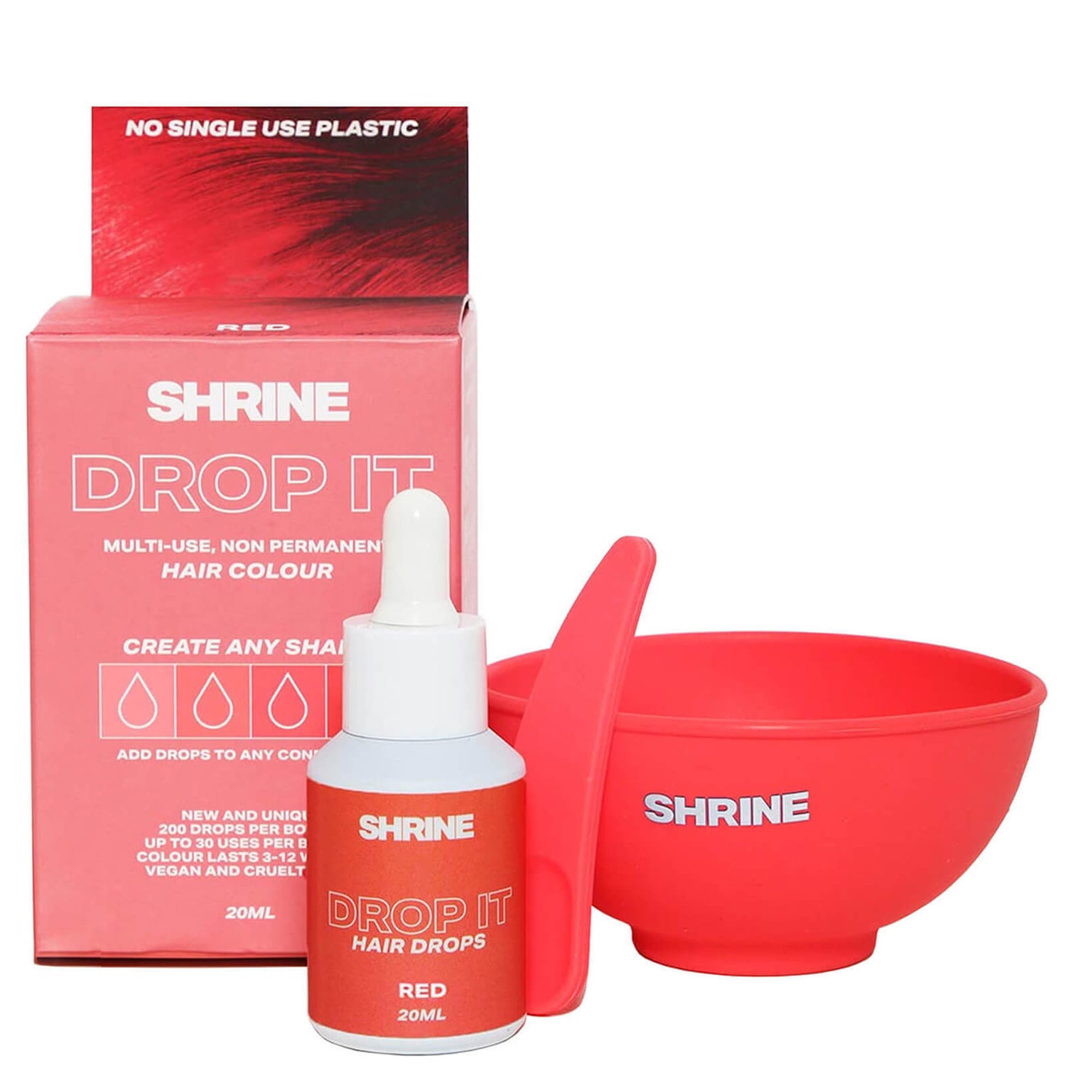 SHRINE Drop It染发剂 - 红色 20ml