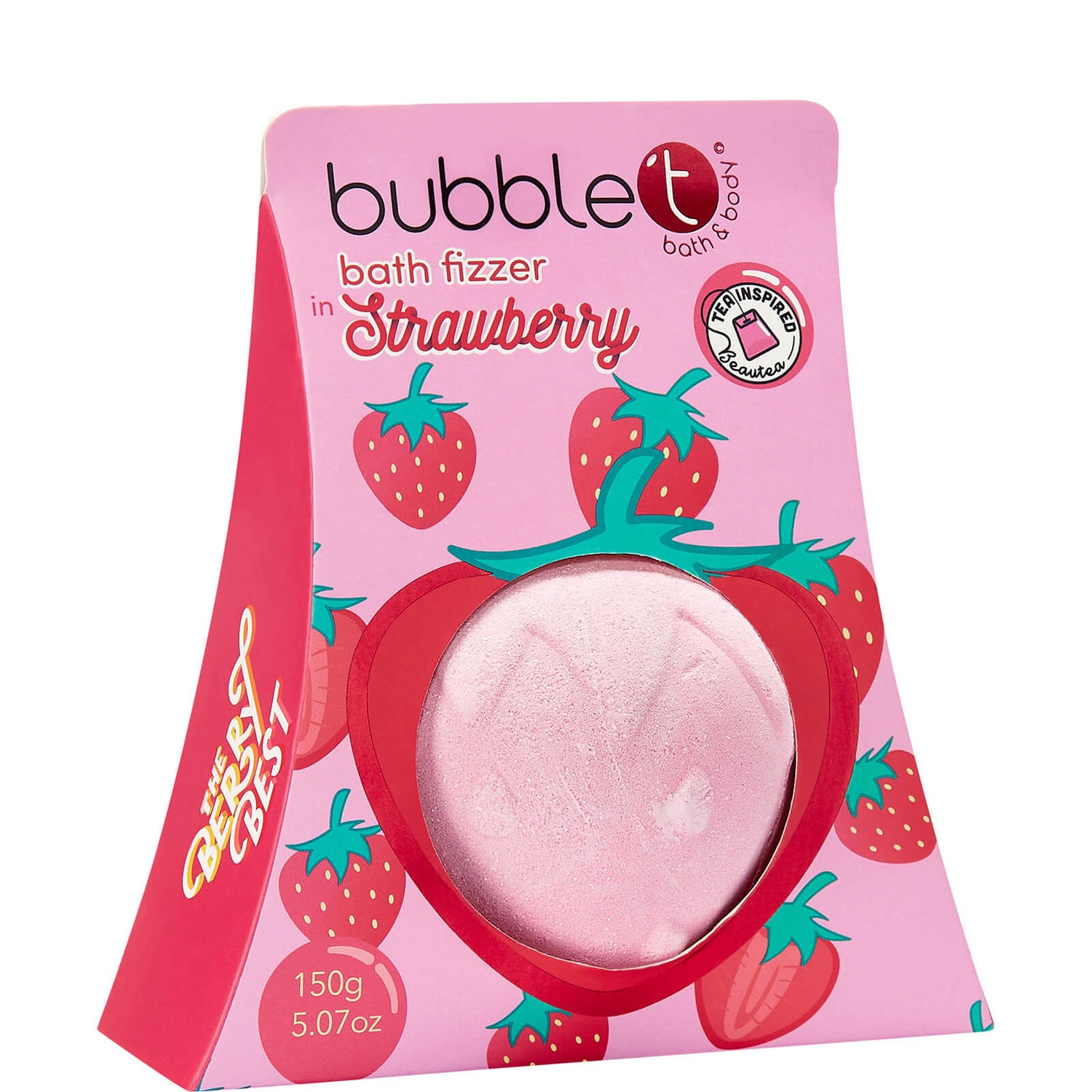 Bubble T Bath Fizzer - Strawberry 150ml