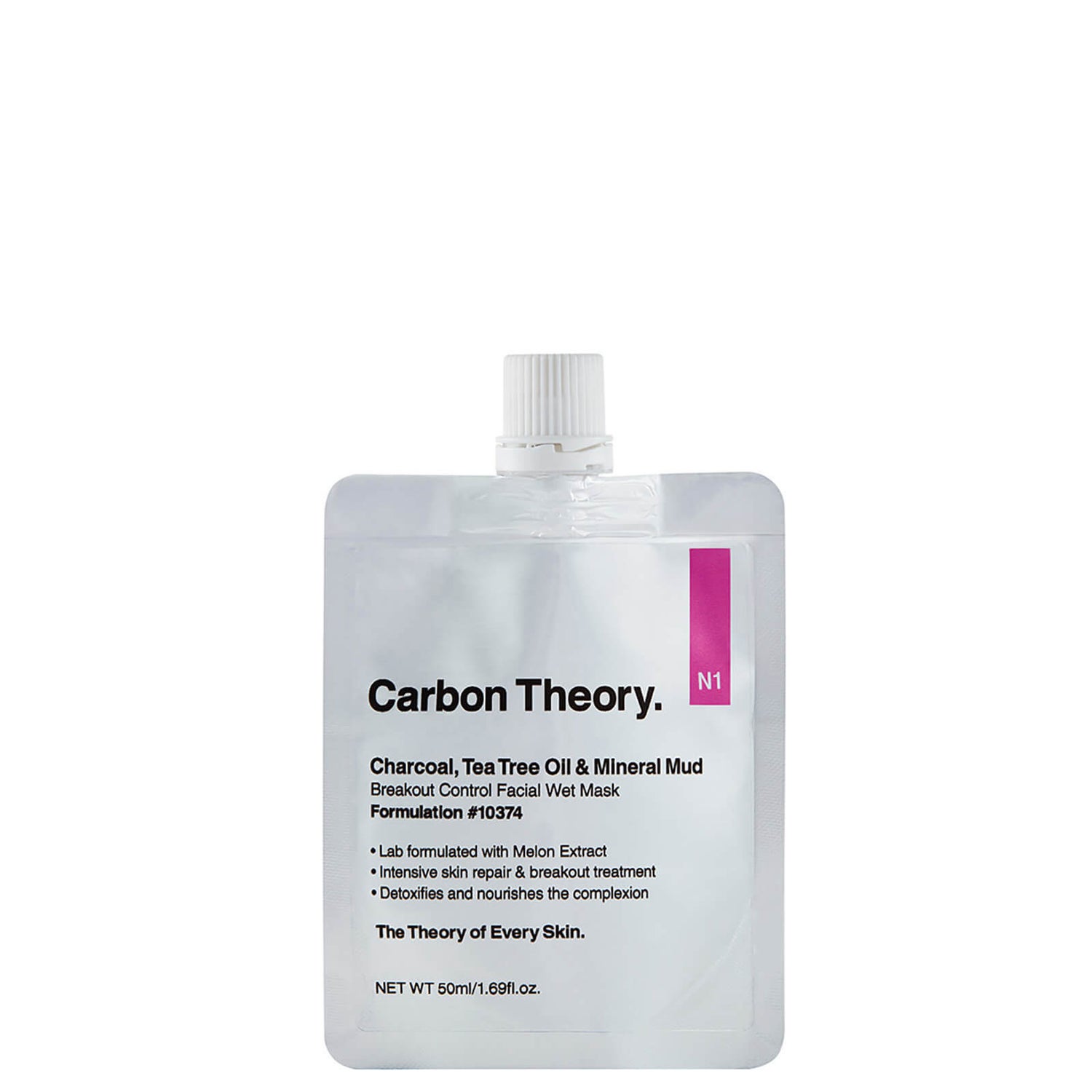 Carbon Theory Mineral Mud Facial Wet Mask 50ml