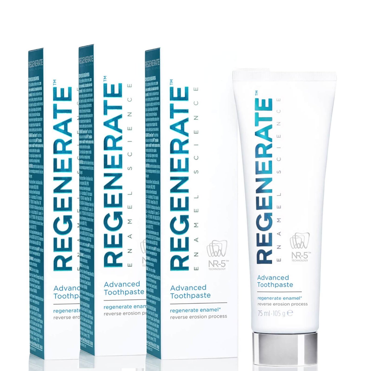 Regenerate Enamel Science Advanced Toothpaste Bundle (3 x 75ml)