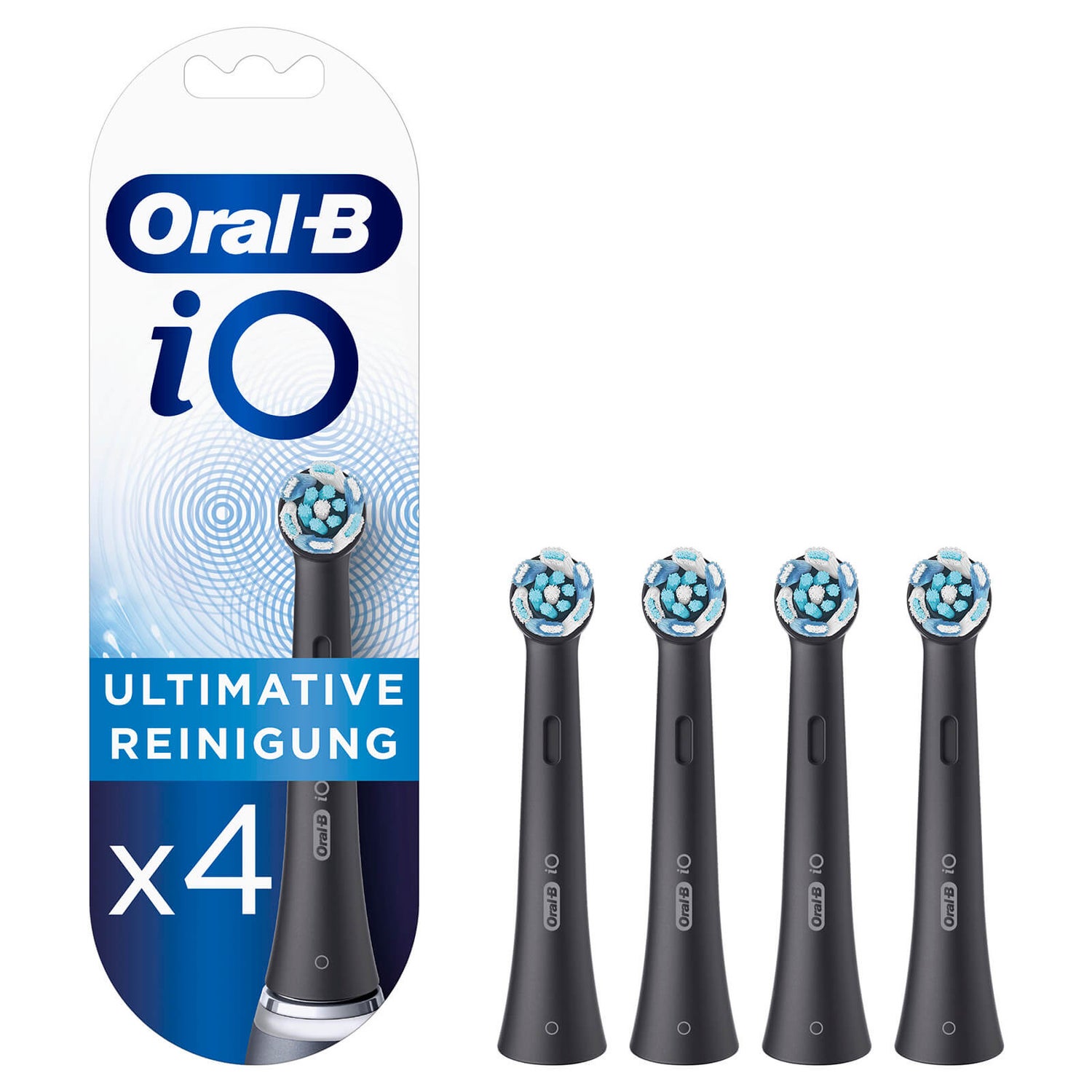 Oral B iO Black Ultimate Cleaning Brush Heads - 4 Pack