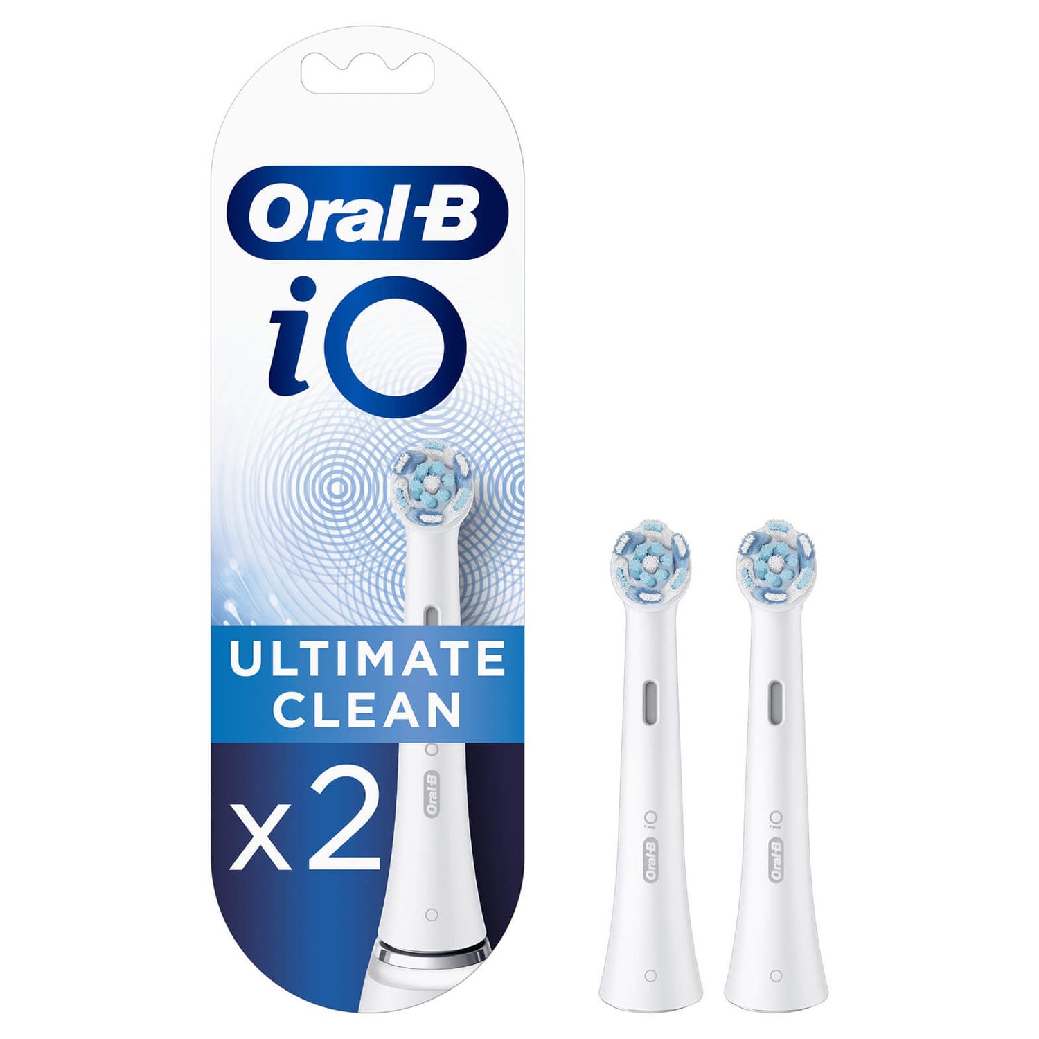 Oral B iO Ultimate Clean Toothbrush Heads - Pack of 2 Counts