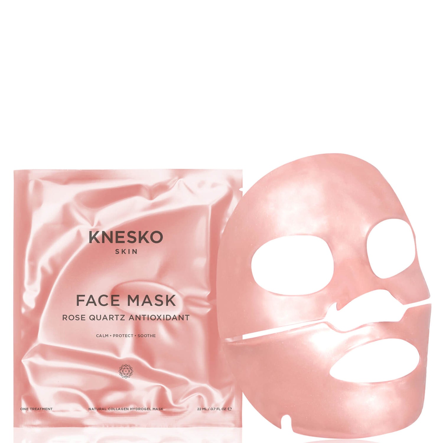 Knesko Skin Rose Quartz Antioxidant Face Mask 4 Treatments 88ml