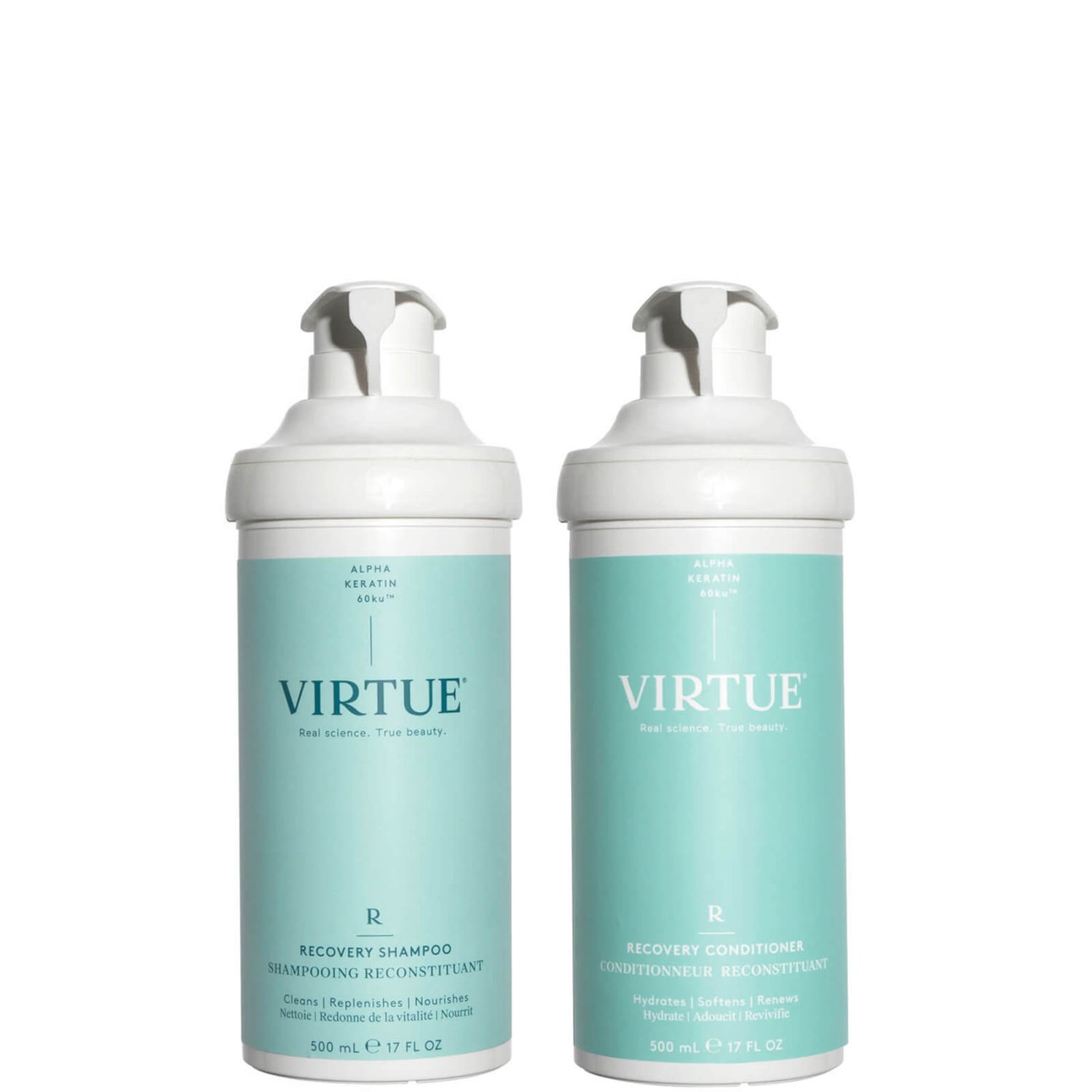VIRTUE 修护洗发水和护发素 2 x 500ml