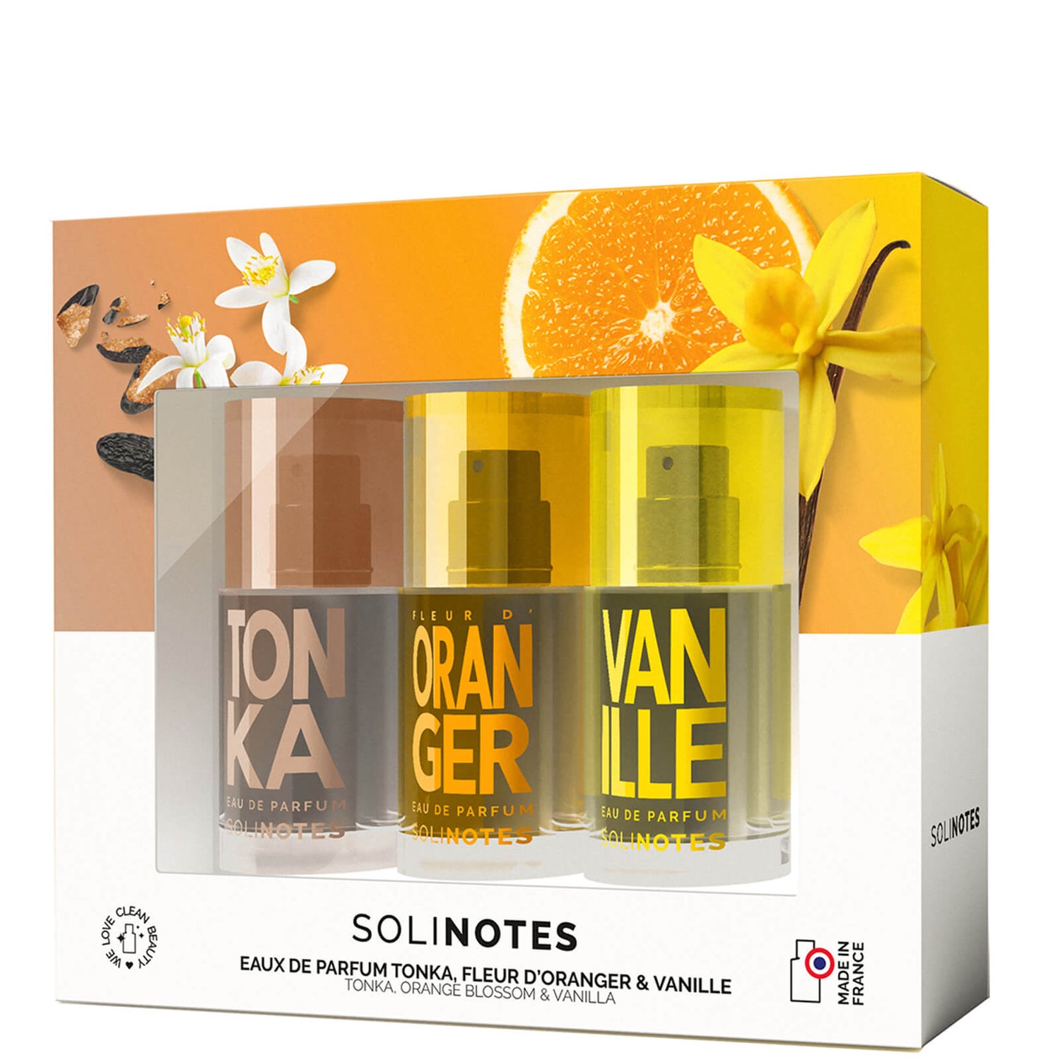 Solinotes Happy Minis Vanilla, Orange and Tonka Set