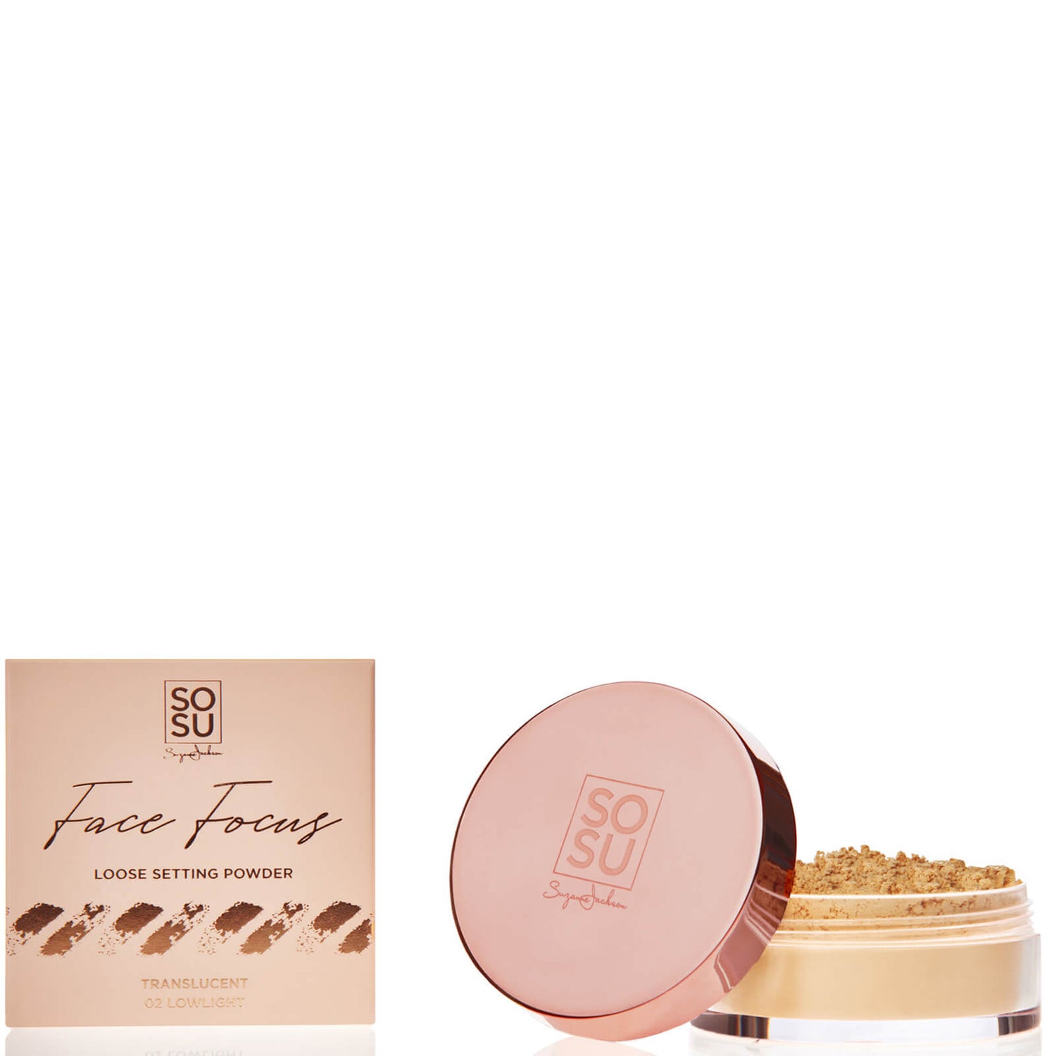 SOSU Cosmetics Face Focus Setting Powder 67g (Various Colours)