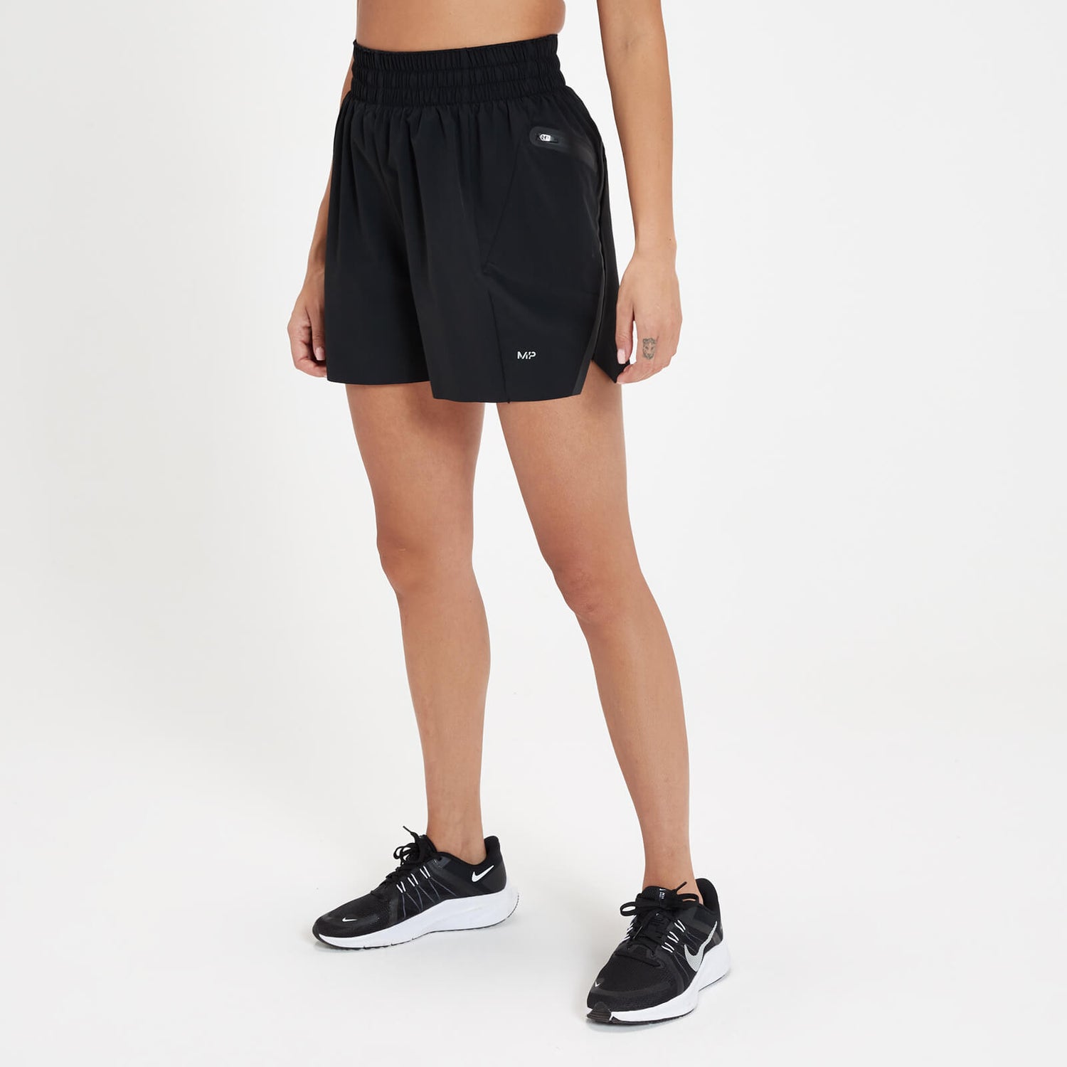 Velocity Ultra速度升级系列女士反光跑步短裤 - 黑色