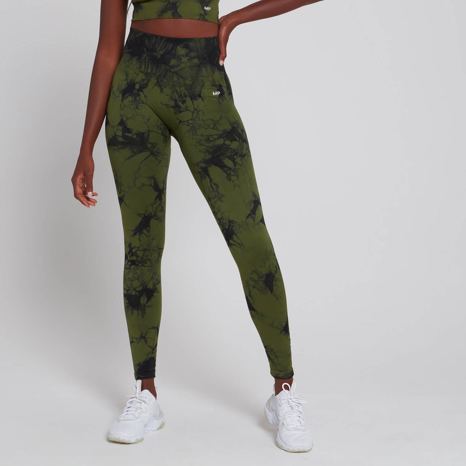 Shape Seamless Ultra塑形无缝升级系列女士紧身裤 - 叶绿扎染 - XS