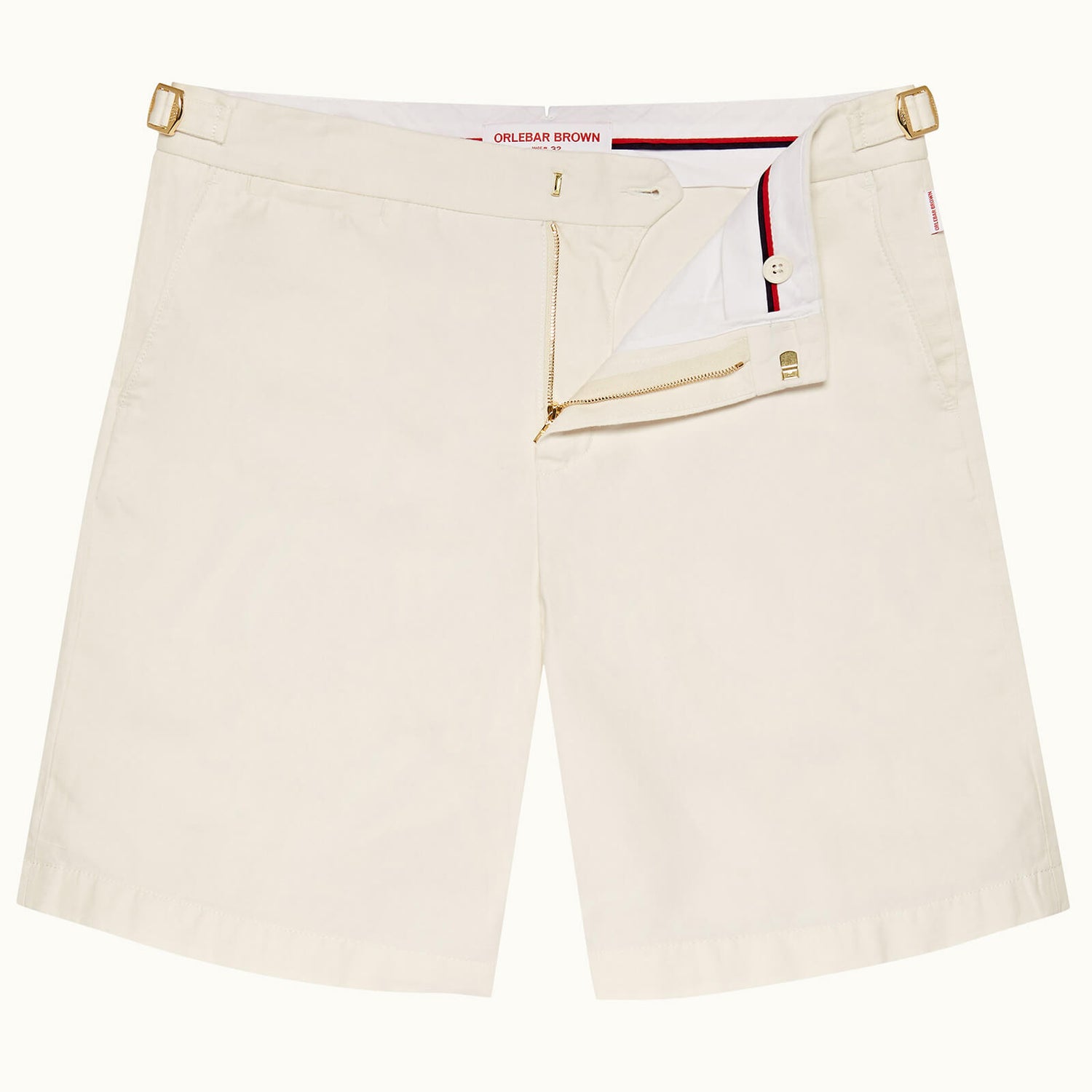 NORWICH GT 系列合身剪裁亚麻混纺短裤 - 沙白色