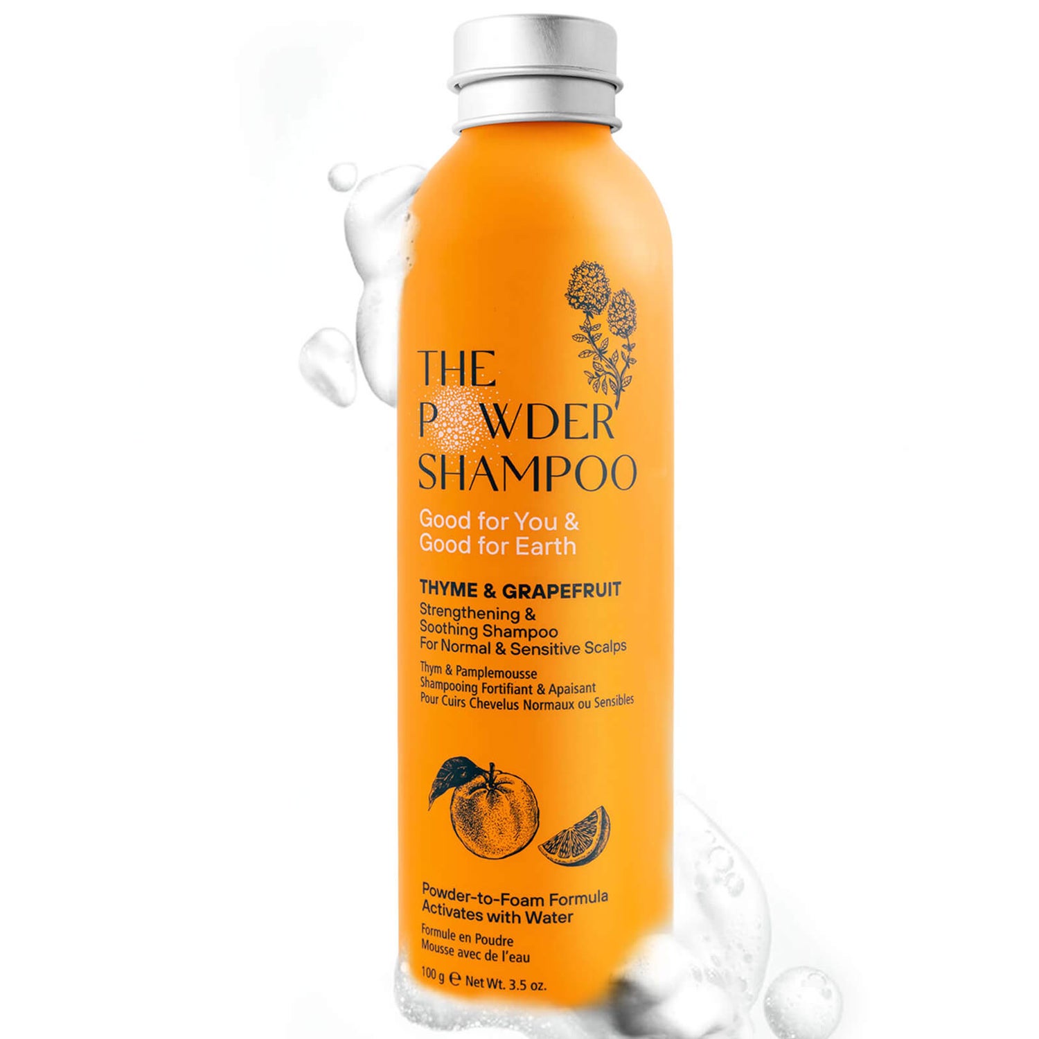 百里香和葡萄柚强韧舒缓洗发粉 100g
