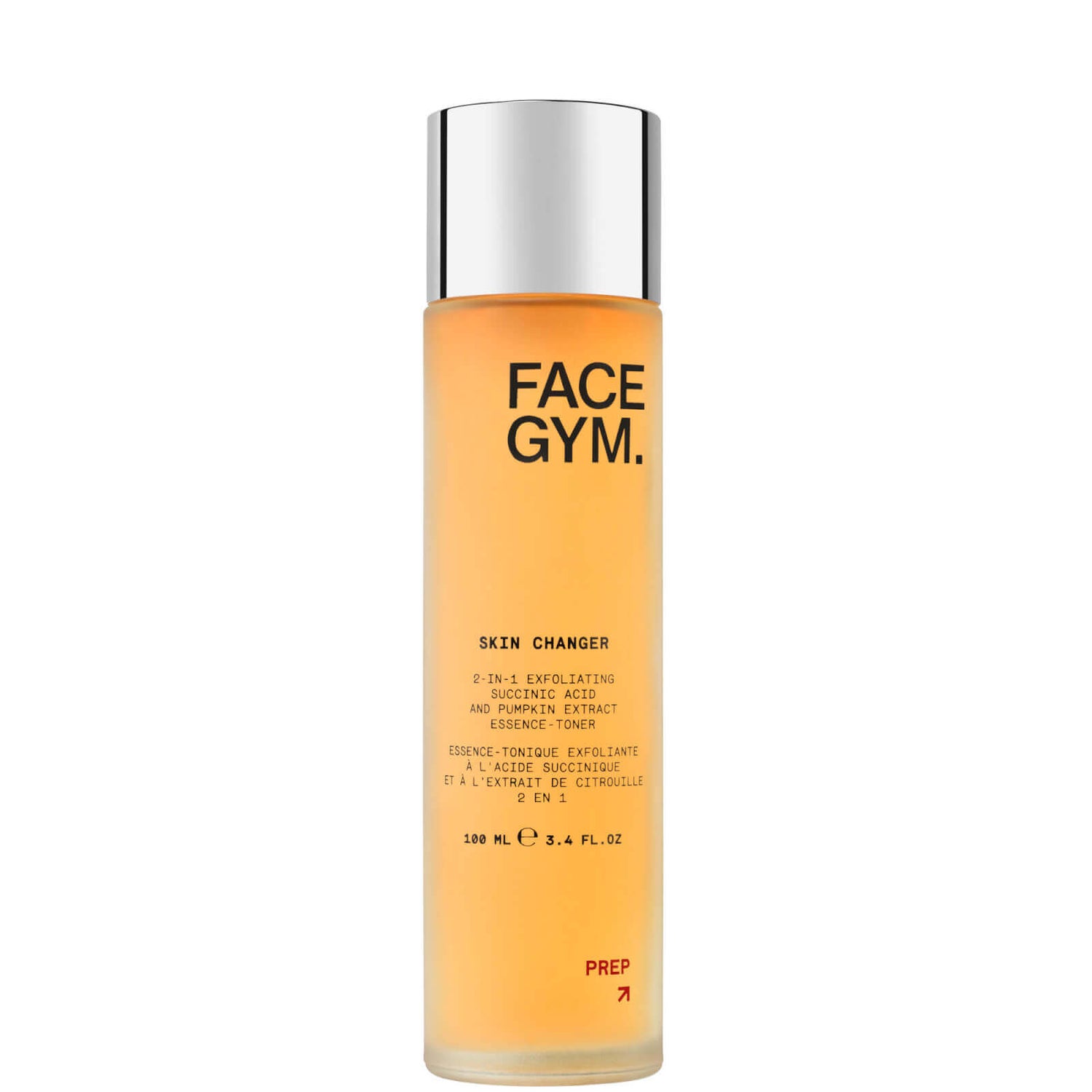 FaceGym Skin Changer 2-in-1 Exfoliating Succinic Acid and Pumpkin Extract Essence Toner (Various Sizes)