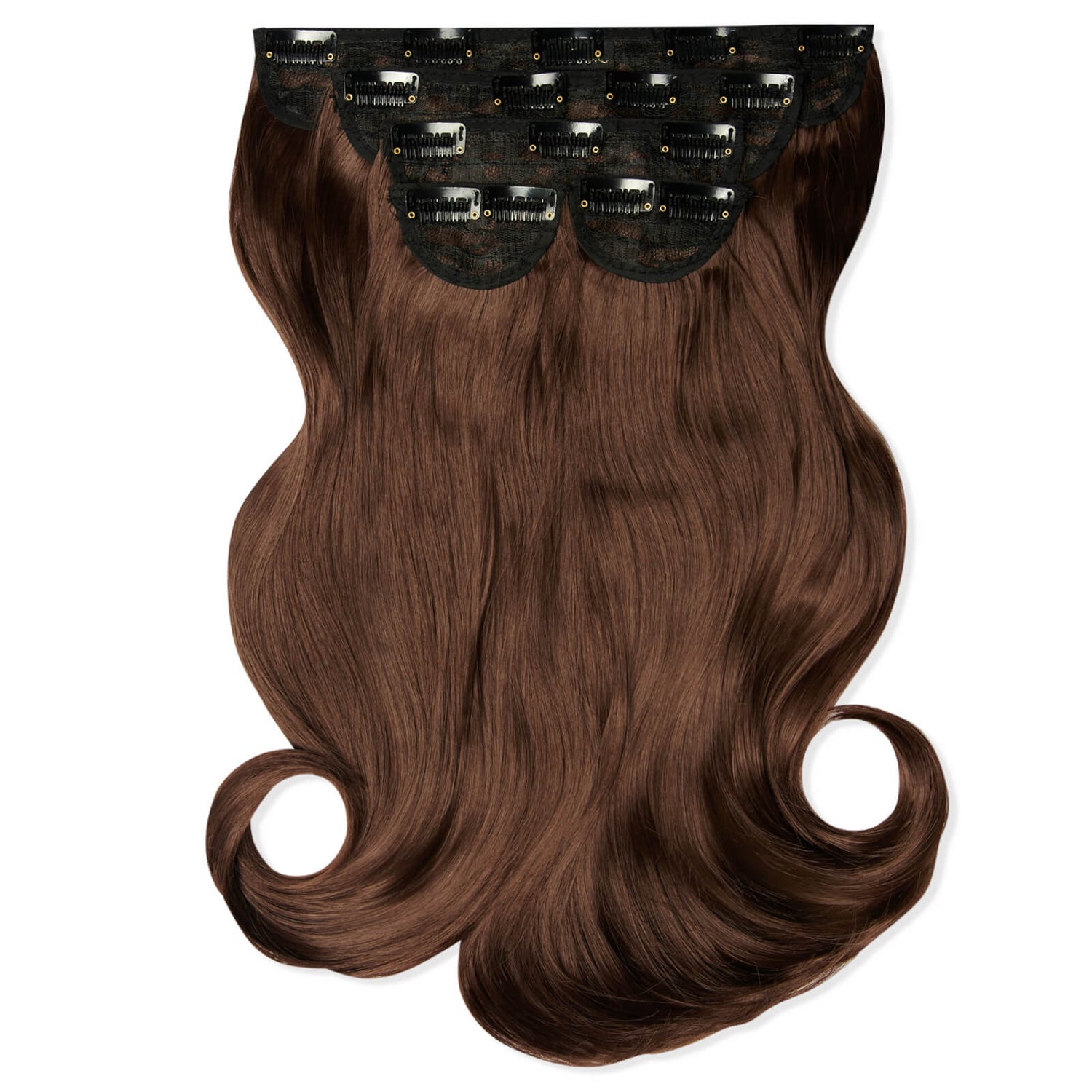 LullaBellz Super Thick 16" 5 Piece Blow Dry Wavy Clip In Extensions (Various Shades)