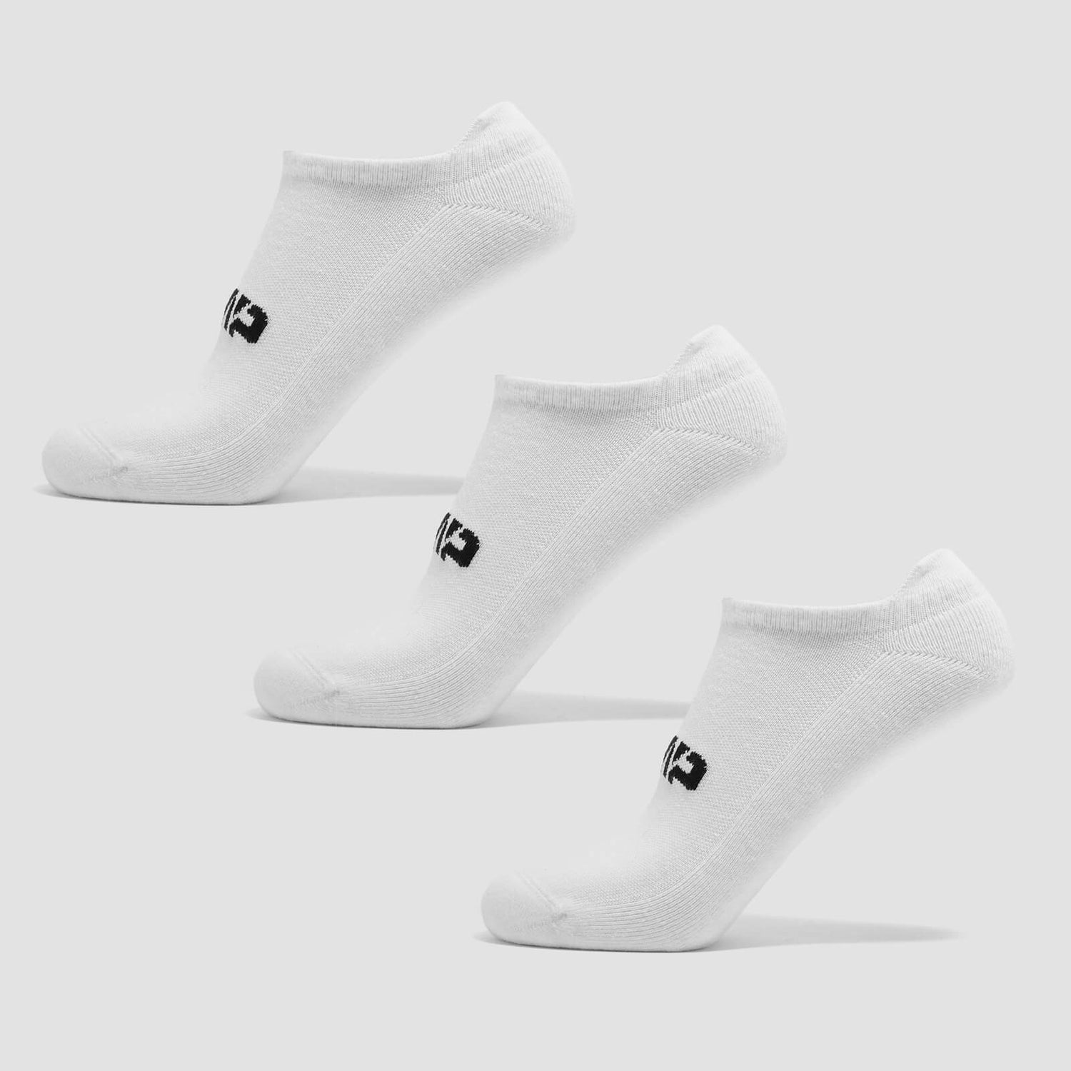 中性训练袜（3双）- 白色