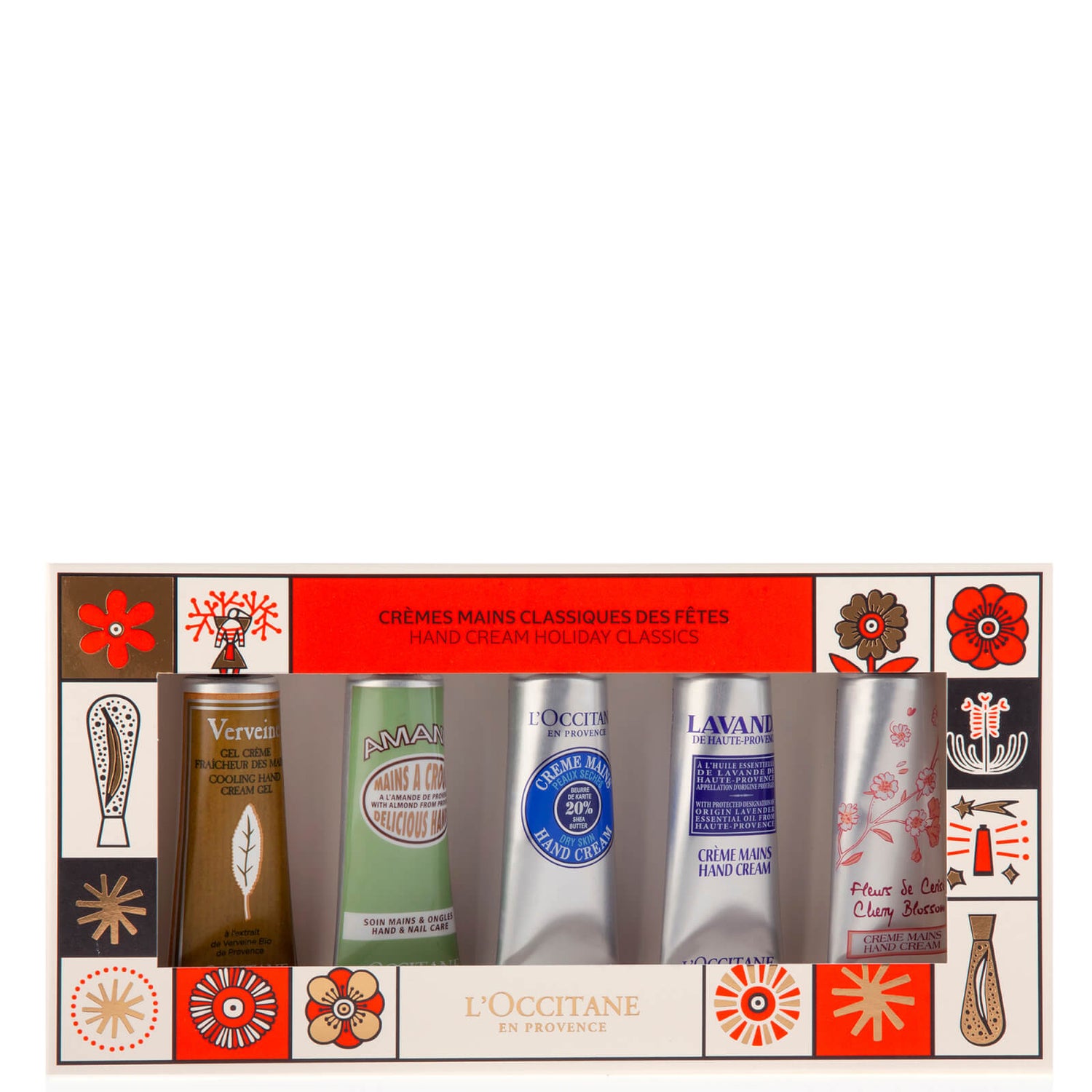L'Occitane Holiday 5 Piece Hand Cream Classic Gift Set