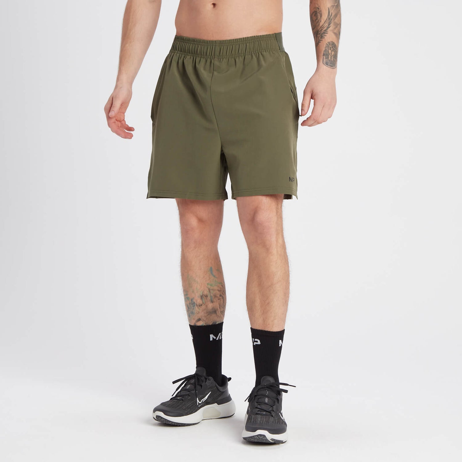 Adapt适应系列男士360梭织短裤 - 橄榄绿 - XS
